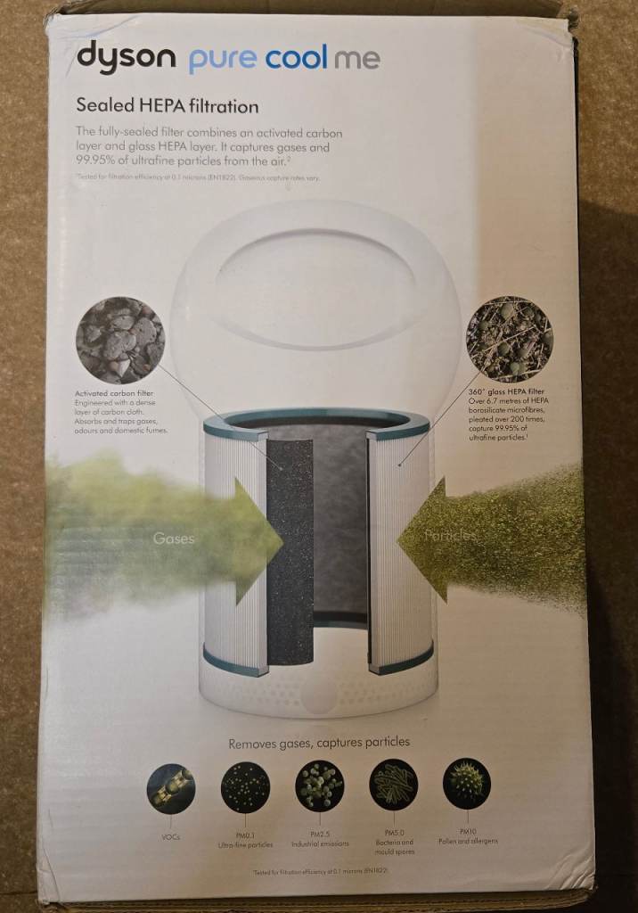 Dyson Pure Cool Me Personal Purifying Fan - Sealed HEPA Filter