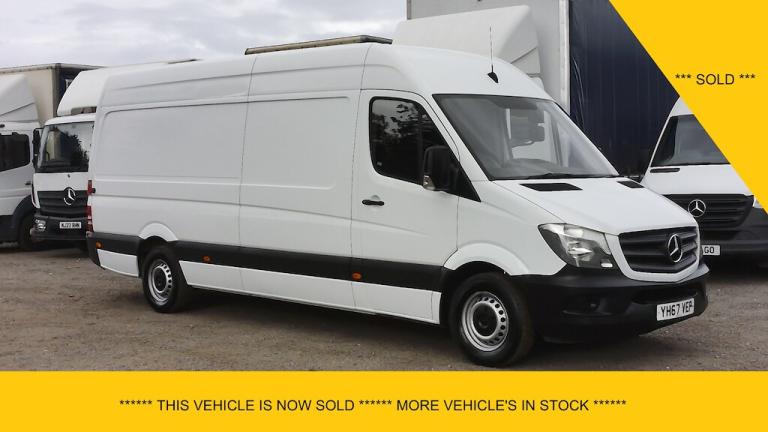 2017 Mercedes-Benz Sprinter 3.5t High Roof Van PANEL VAN DIESEL Manual