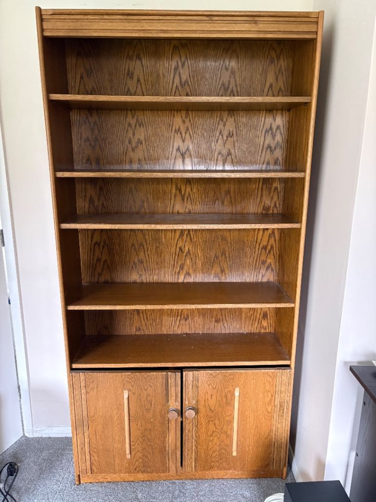 *NEEDS TO GO* Bookcase with cupboard 