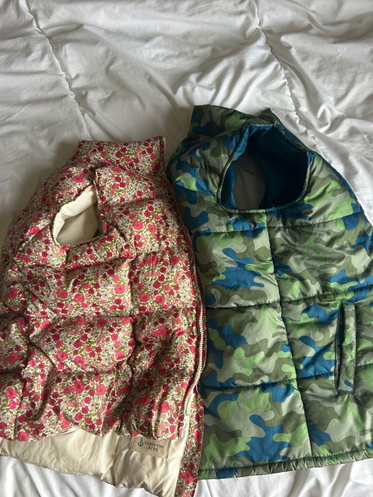 Lands End Kids 2 gilets