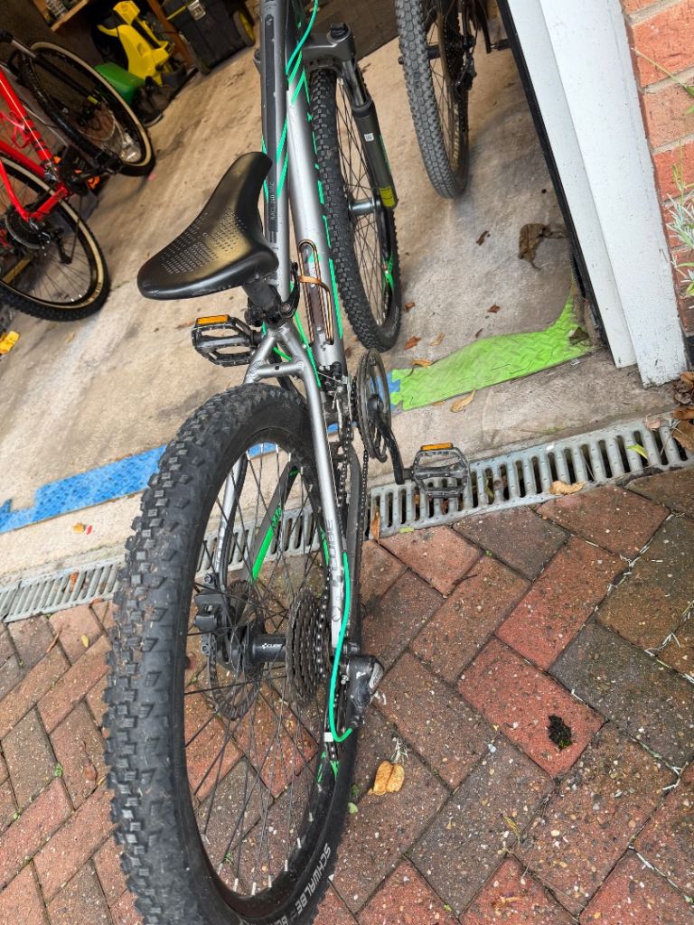Cube Mountain Bike 24inch wheels Grey/Green, Good Condition, £50.00 for ...