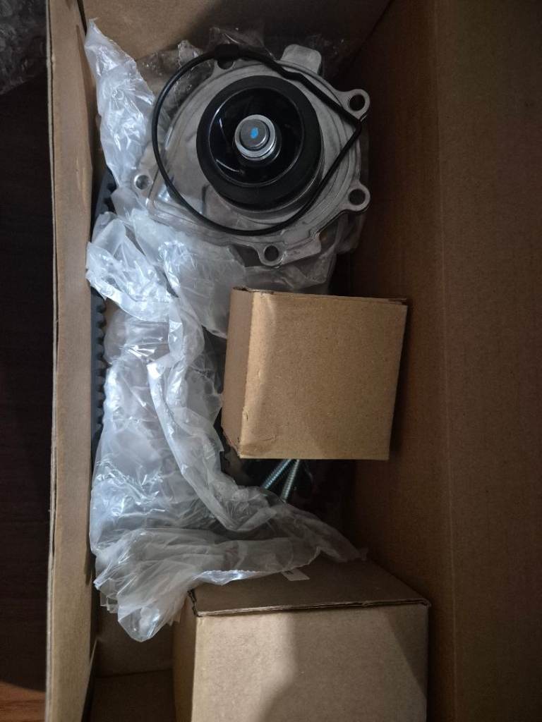 Water pump and timing belt