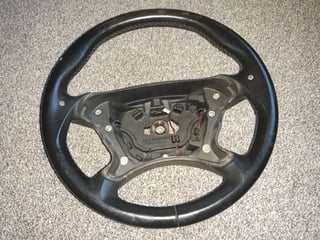 MERECEDES E CLASS W211 E500 E350  E200 E220 E320 AMG E55 E63 STEERING WHEEL BLACK 