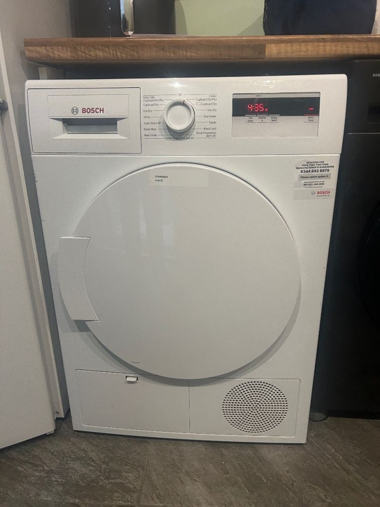 Bosch 8kg Heat Pump Condenser Tumble Dryer