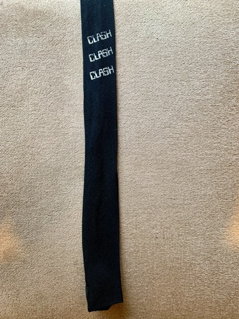 VERY RARE: The Clash - Punk Rock band neck tie