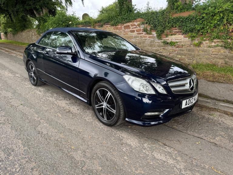 2012 Mercedes-Benz E Class E200 BlueEFF Sport Edition 125 2dr Tip Auto CONVERTIBLE Petrol Automatic