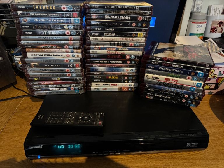 Toshiba HD-DVD player & movies collection