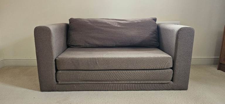 IKEA 2-Seater Sofa Bed – Light Brown
