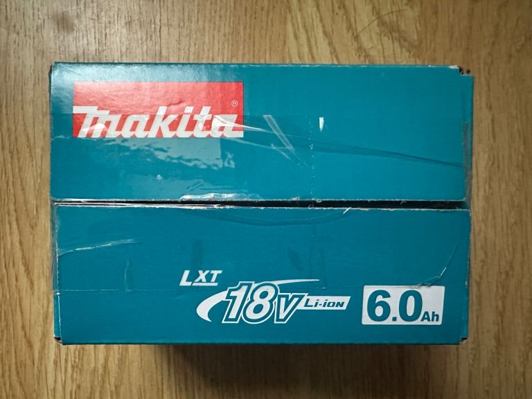 Genuine Makita BL1860 18V LXT 6.0Ah Li-Ion Battery BNIP