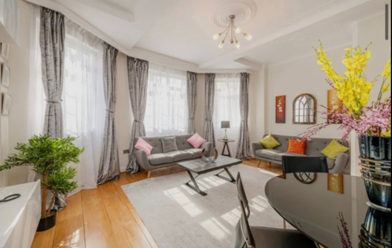 Bayswater Three Bedroom Apartment Short Term Let £4578 per week