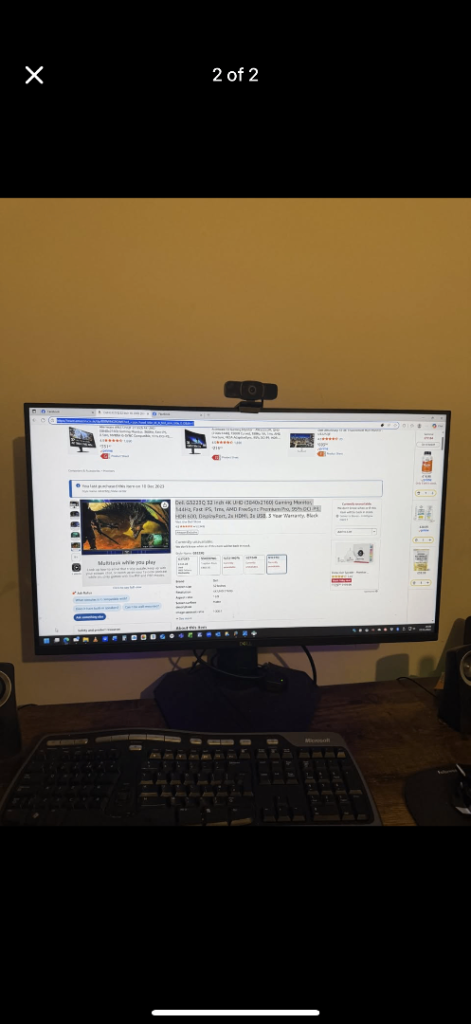Excellent Dell 32 “ Gaming Monitor - £200