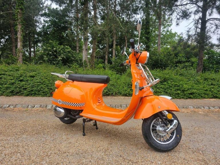 AJS MODENA 125 CVT EURO 5 2025 Petrol Automatic in Orange