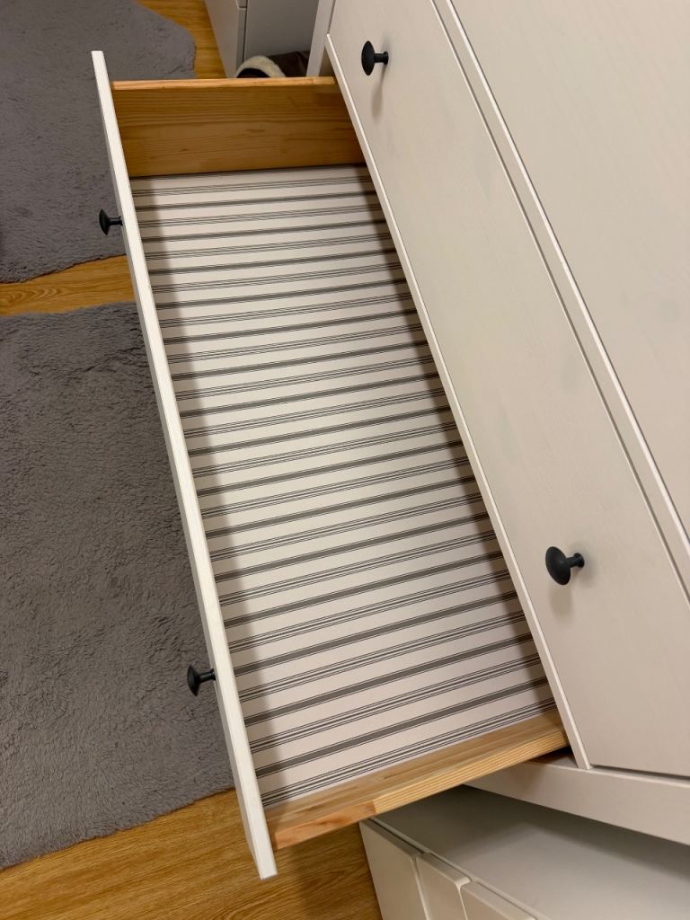 IKEA HEMNES 6-Drawer Chest of Drawers – White Stain, £130.00 for Sale