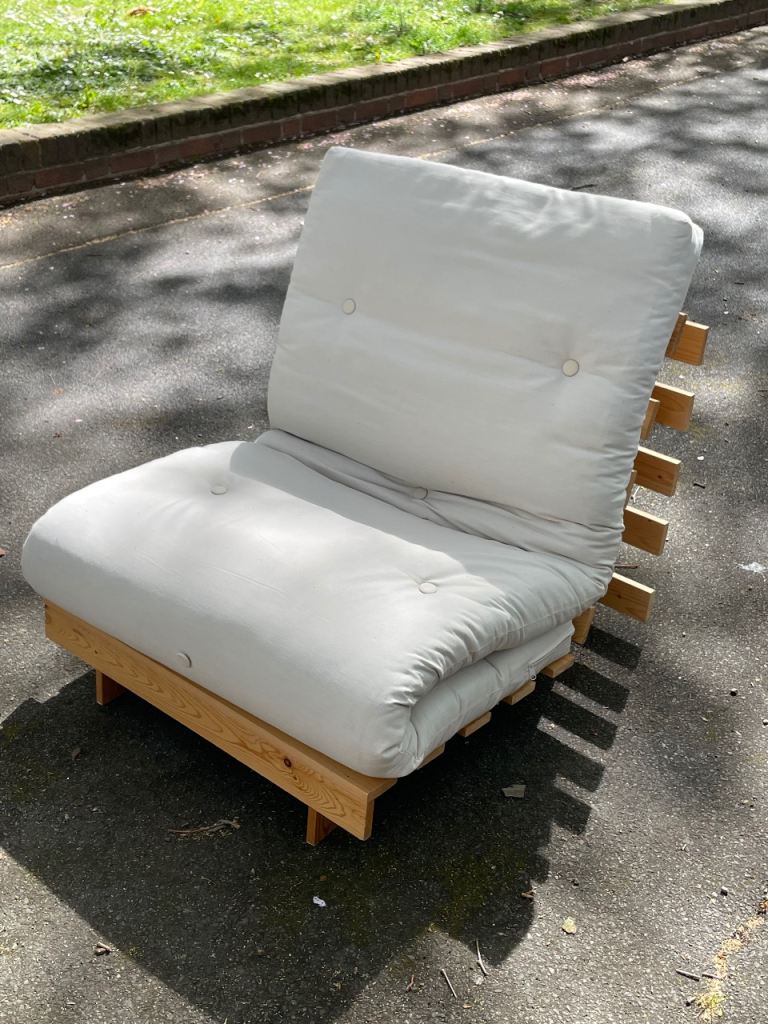 Kyoto Mito Single Seat Futon Sofa Bed – Very Good Condition