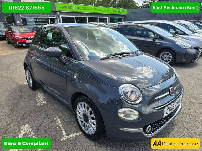 2016 Fiat 500 1.2 Lounge 3dr Dualogic HATCHBACK PETROL Automatic