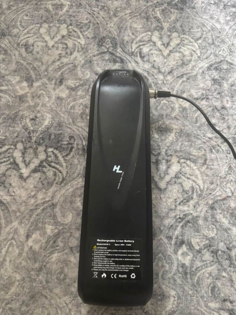 E-bike battery with charger 48v 13ah
