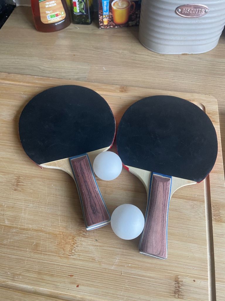 Table tennis bat balls £5