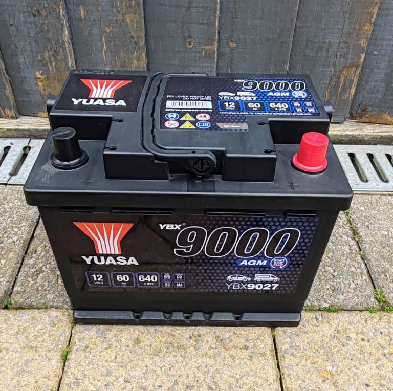 Brand new 12v start stop car battery yusa 9000 
