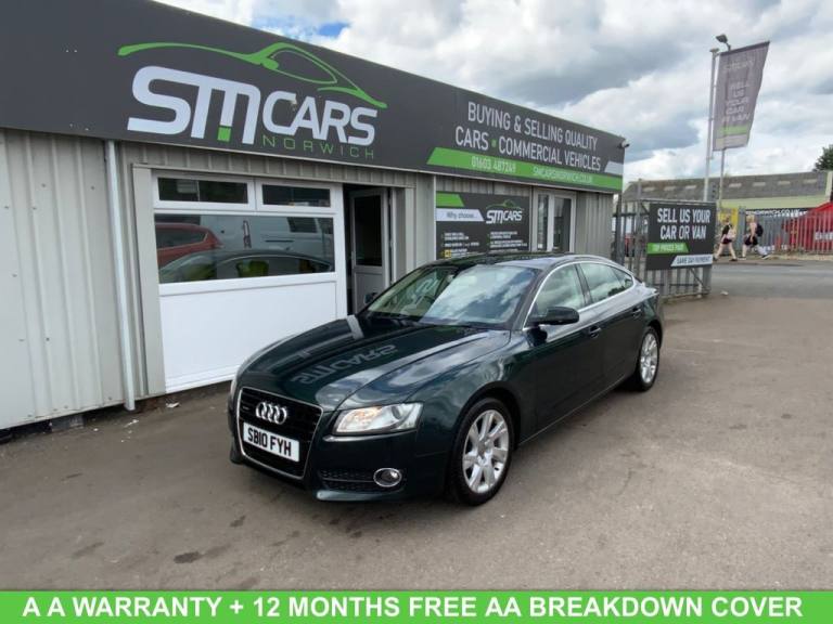 2010 Audi A5 3.0 TDI V6 SE Sportback 5dr Diesel S Tronic quattro Euro 5 (240 ps) Hatchback Diesel...