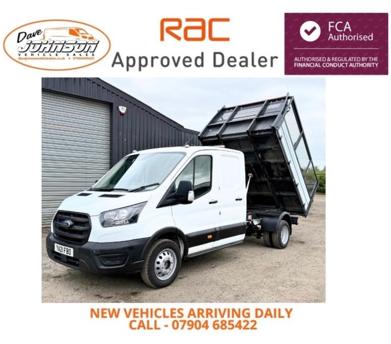 Ford Transit crew cab tipper (2021 ) 