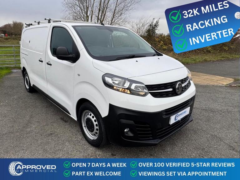 2022 Vauxhall Vivaro (22) LWB 3100 2.0 145 BHP DYNAMIC EURO 6 ULEZ PANEL VAN Diesel Manual