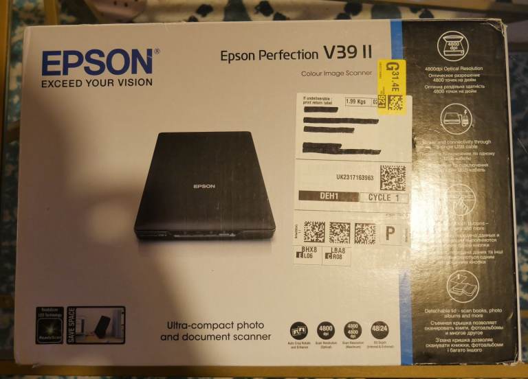 image for Epson Perfection V39 II Scanner