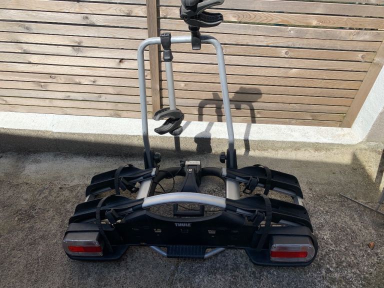 Thule EasyFold XT Tilting Towbar Bike Rack - Black, Good Condition