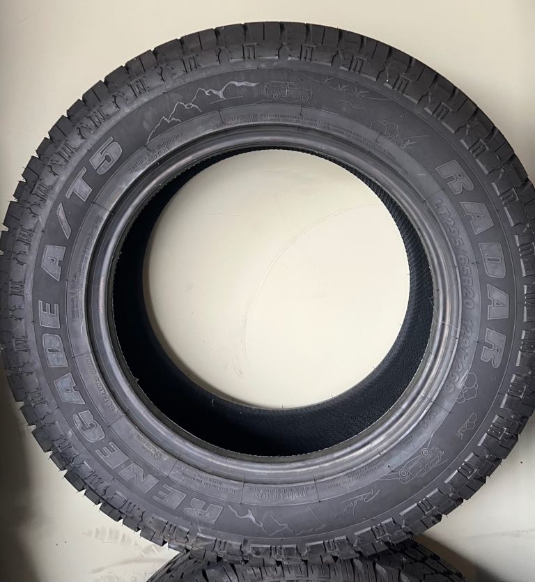 295/65/20 x 4 tyres 