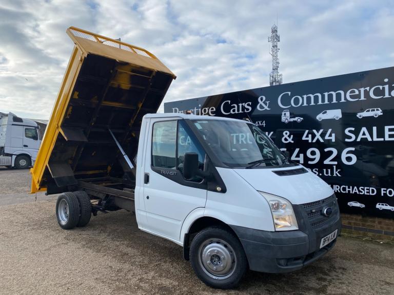 2014 Ford Transit T350 2.2 TDCI 100 MWB TIPPER DROPSIDE 75K LOW MILES CHAIN DRIVEN MK7 TIPPER Tip...