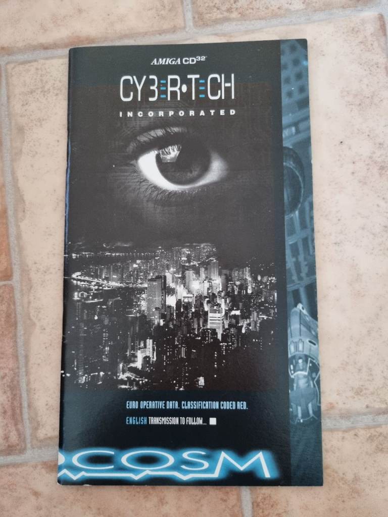 Booklet for Microcosm Amiga CD32 Game 1994 Psygnosis