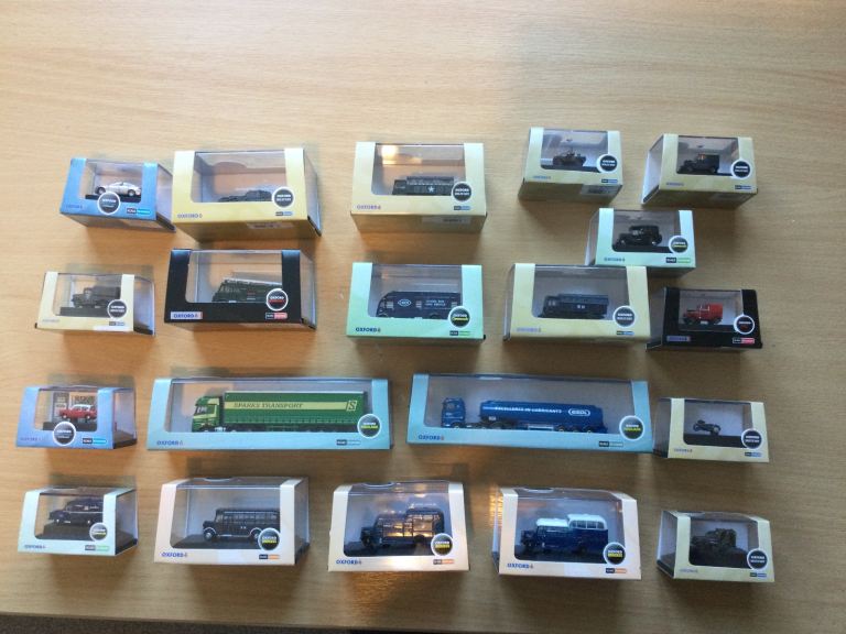 Twenty Various Oxford Diecast N Gauge Scale 1:148 Model Vehicle Bundle