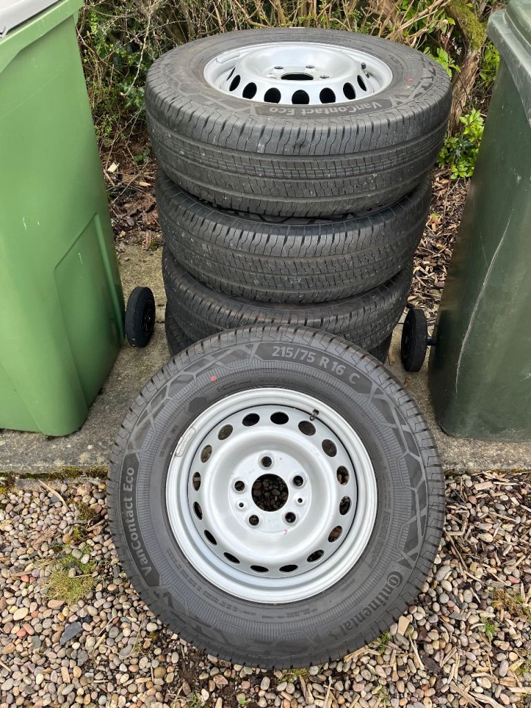 16” Fiat Ducato Relay Boxer steel 130 pcd Continentals 