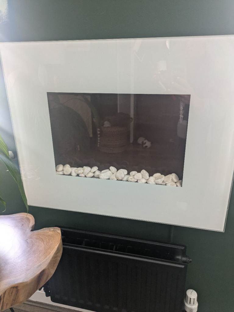 Wall mounted electric fireplace 