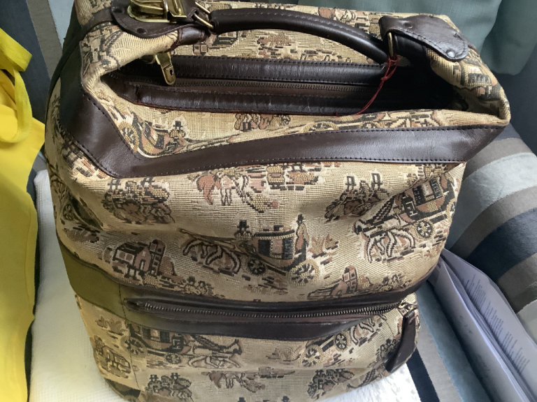  Retro Carpet Bag 1960’s