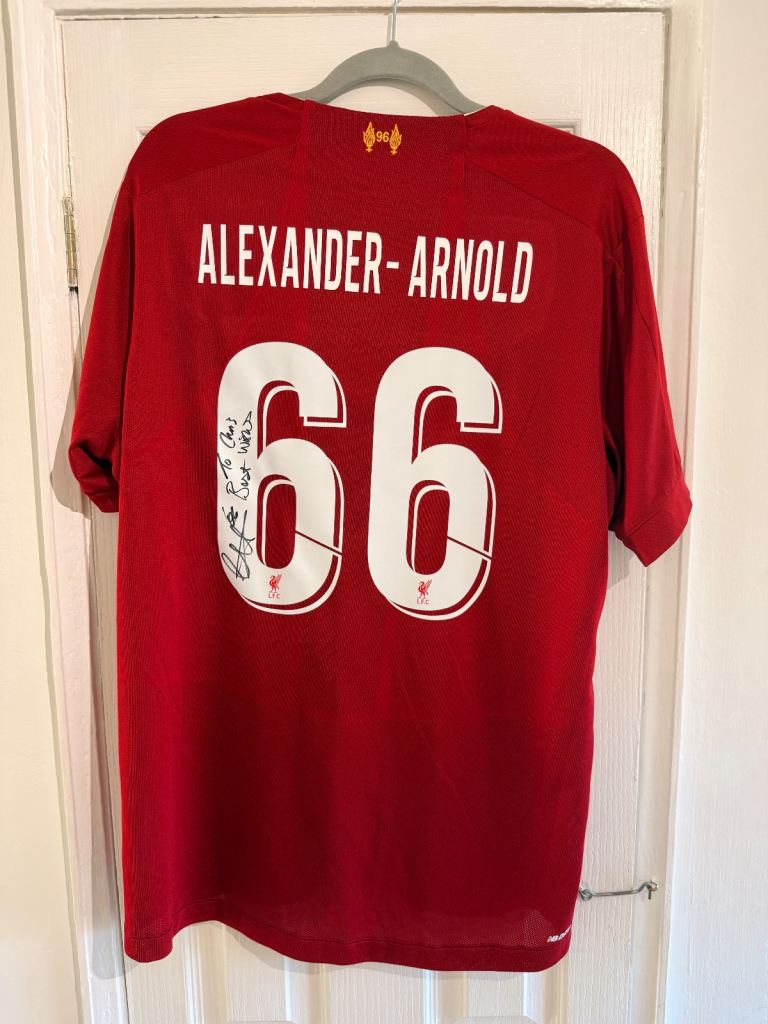 Signed Trent Alexander-Arnold shirt