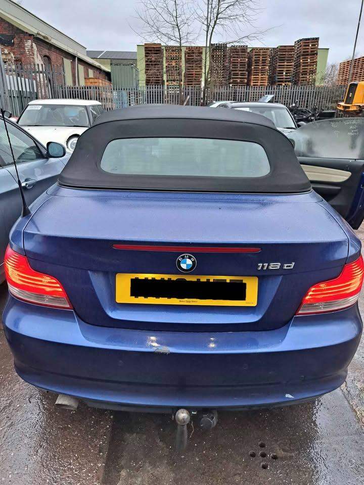 BMW 120D SPORT LCI E88 DISMANTLING PARTS BONNET LIGHT WING DOOR HUB HEAD UNIT BOOT LID