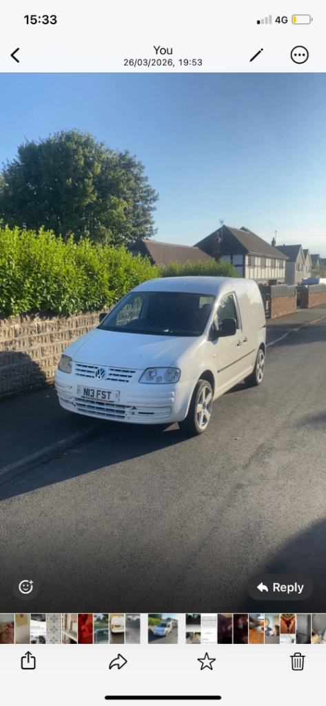 Volkswagen, CADDY, Panel Van, 2008, Manual, 1896 (cc)