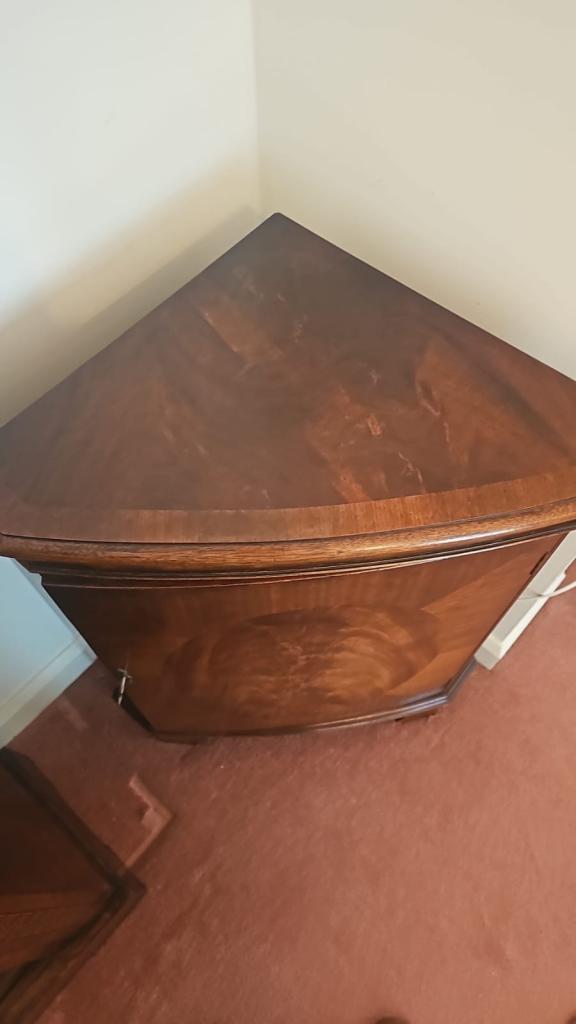 Vintage corner cabinet 