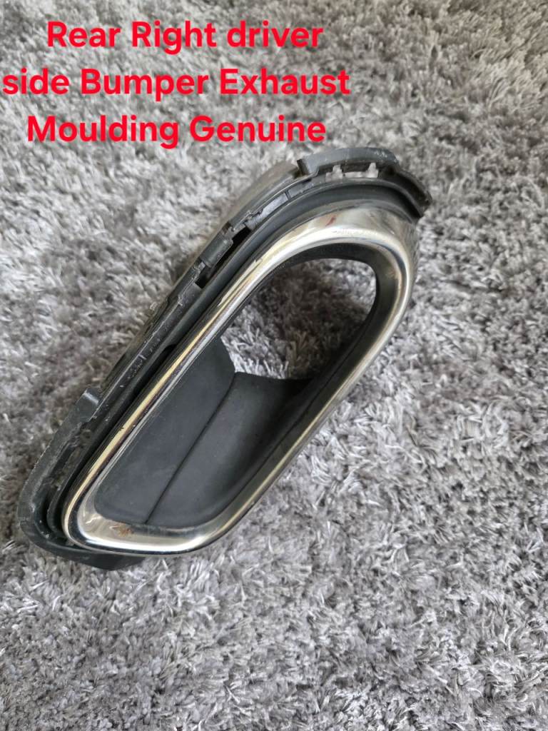 Rear Right Driver Side Bumper Exhaust Moulding Genuine