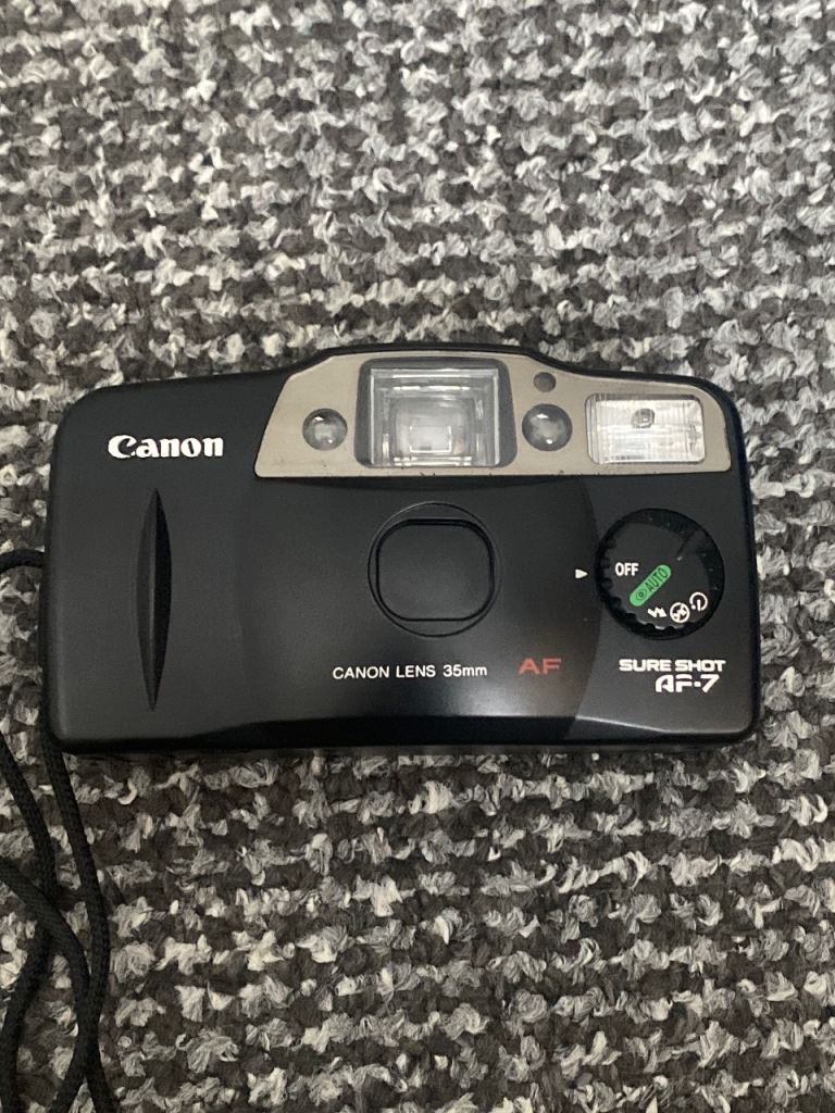 Canon Sure Shot AF-7 35mm Film Camera – Good Condition
