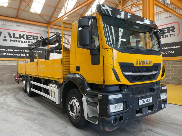 IVECO STRALIS 26 TONNE *EURO 6*, 6X2 BRICK GRAB - 2018 - C18 MKM*