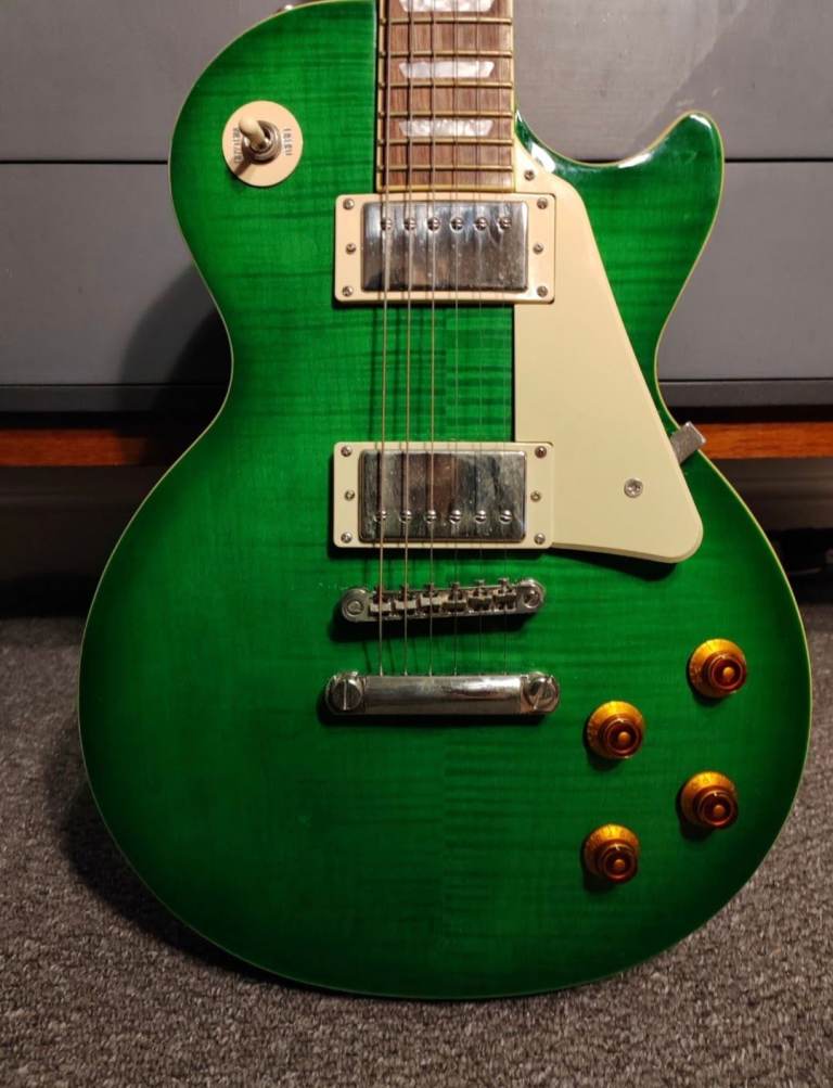 Epiphone Les Paul Standard Plus Top Pro in Green Burst