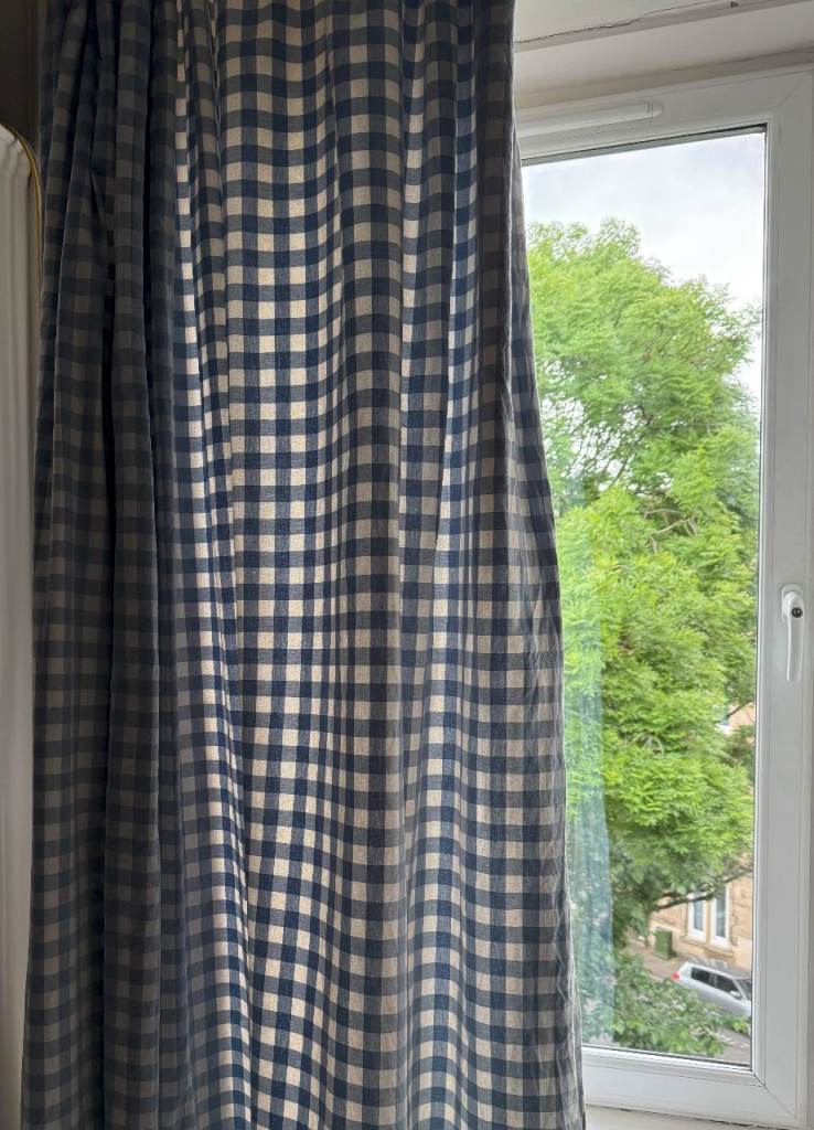 Curtain with hooks