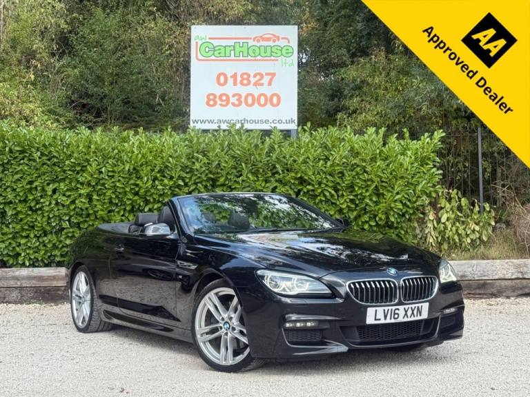 2016 16 BMW 6 SERIES 3.0 640D M SPORT CONVERTIBLE 2DR DIESEL AUTO EURO 6 (S/S)  