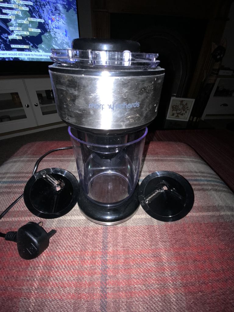 Morphy Richards Electric Spiralizer, blades for Spaghetti and Ribbons