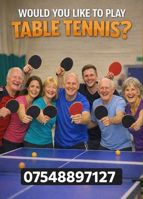 Start playing Table Tennis & keep your Body & Brain fit! 