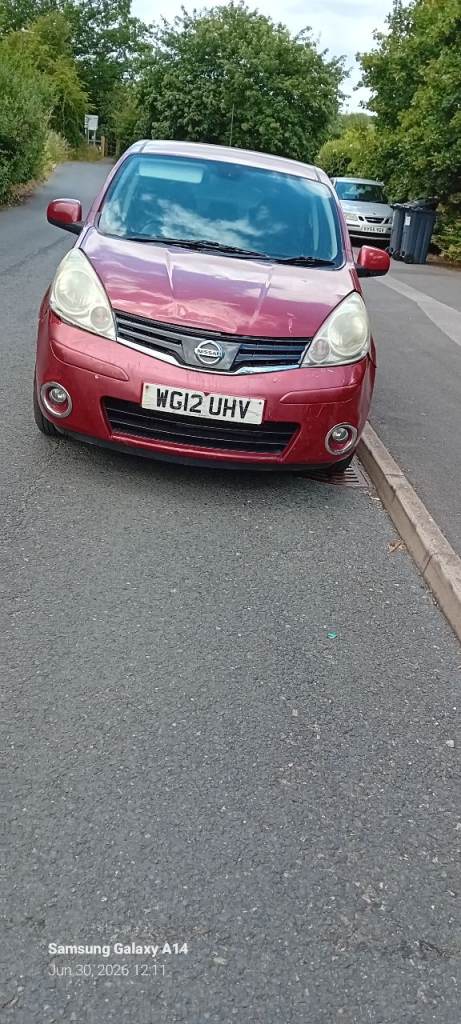 NISSAN NOTE 2012 AUTOMATIC 1.6 PETROL FOR SALE 
