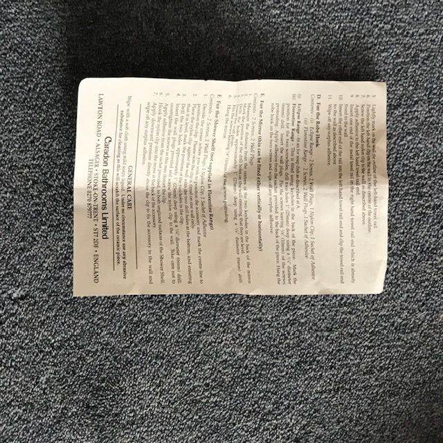 CARADON OVAL CERAMIC BATHROOM MIRROR AND TWO ROBE HOOKS IN SOFT CREAM 