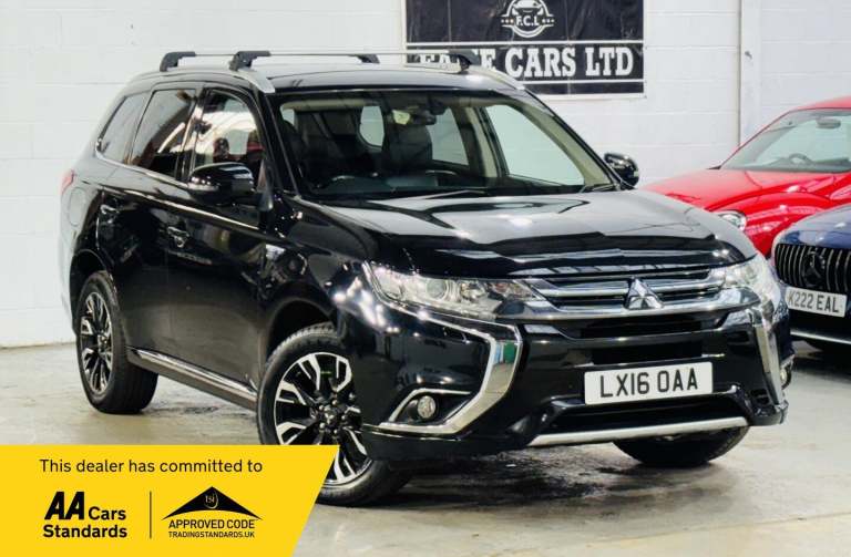 2016 Mitsubishi Outlander 2.0h 12kWh GX3h CVT 4WD Euro 6 (s/s) 5dr ESTATE Petrol/Electric Hybrid ...