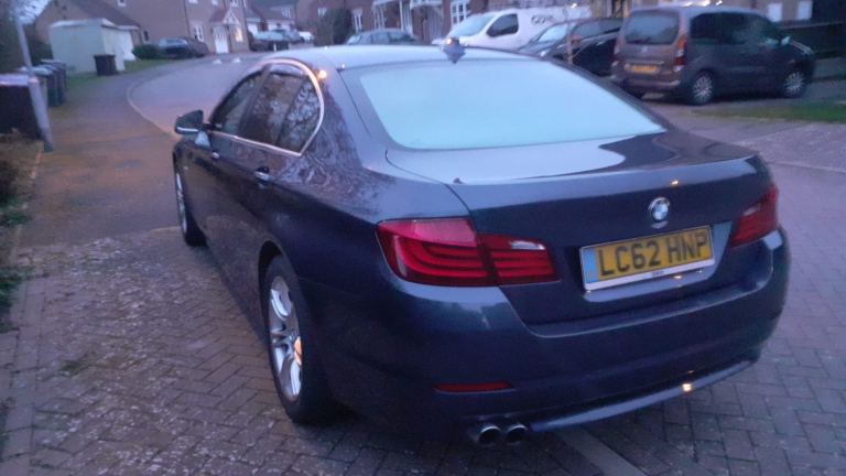 BMW 5 series Blue 2012